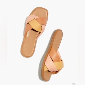 Madewell The Jayna Braided Slide sandals Size 10, New w/o box